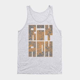 Riyadh, Saudi Arabia City Map Typography - Bauhaus Tank Top